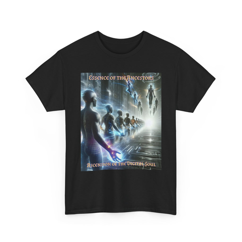 Essence of the Ancestors (Ascension of the Digital Soul) Unisex Tee - Wearable Afrocentric Art, Unique Gift, Casual Ware, Birthday Present, Celebration Apparel