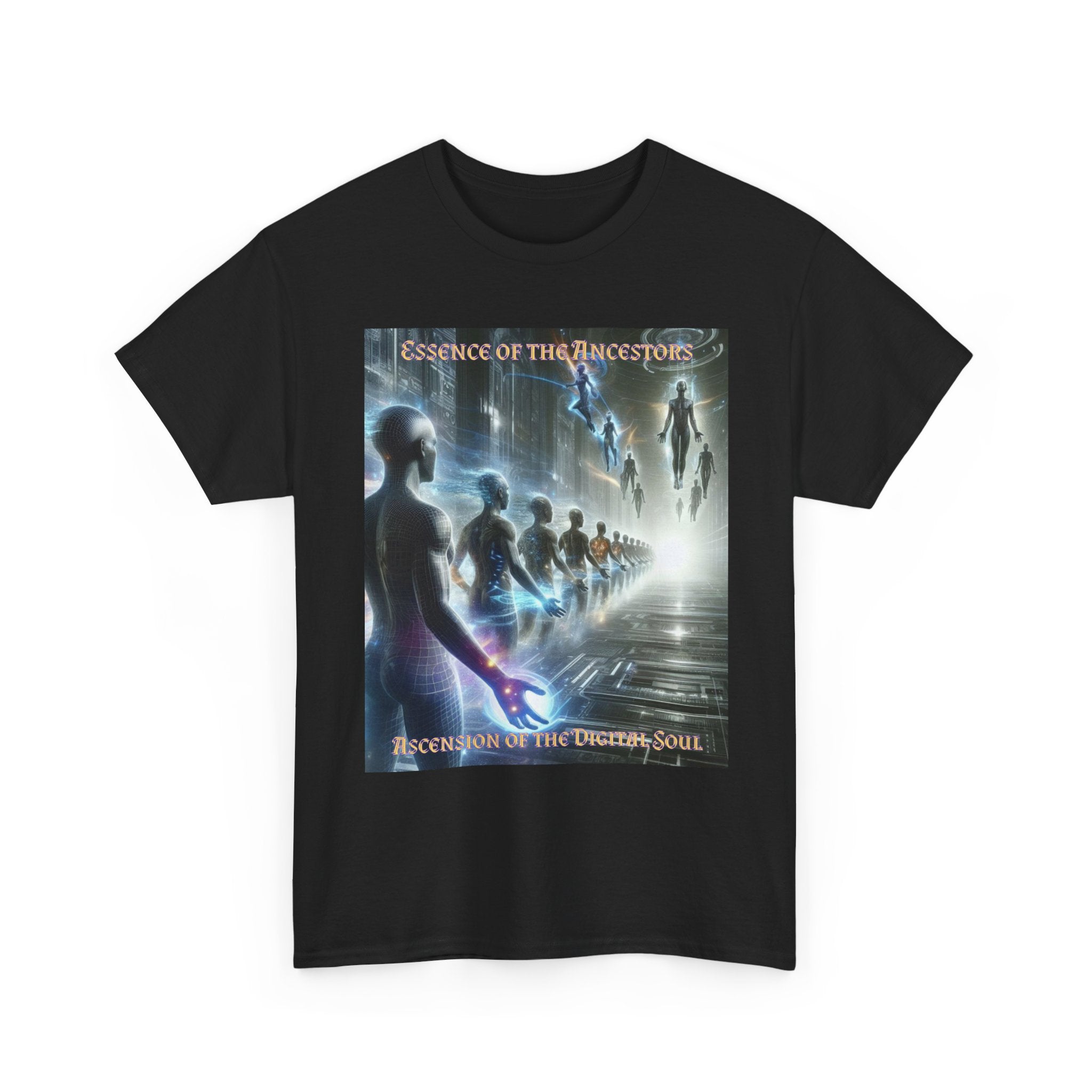 Essence of the Ancestors (Ascension of the Digital Soul) Unisex Tee - Wearable Afrocentric Art, Unique Gift, Casual Ware, Birthday Present, Celebration Apparel