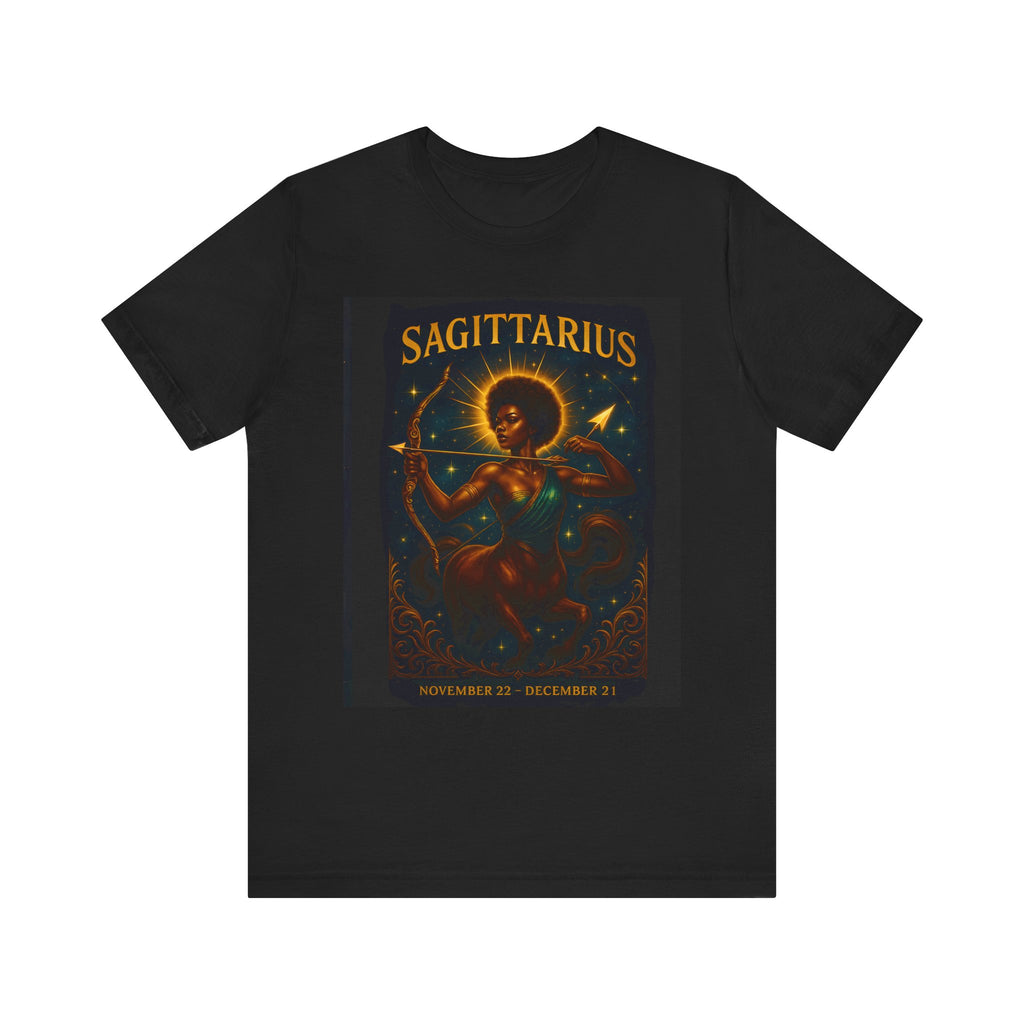 Essence Sagittarius Zodiac Unisex Tee, Astrology Shirt, Horoscope Gift, Birthday Present, Celestial Astrology Fashion