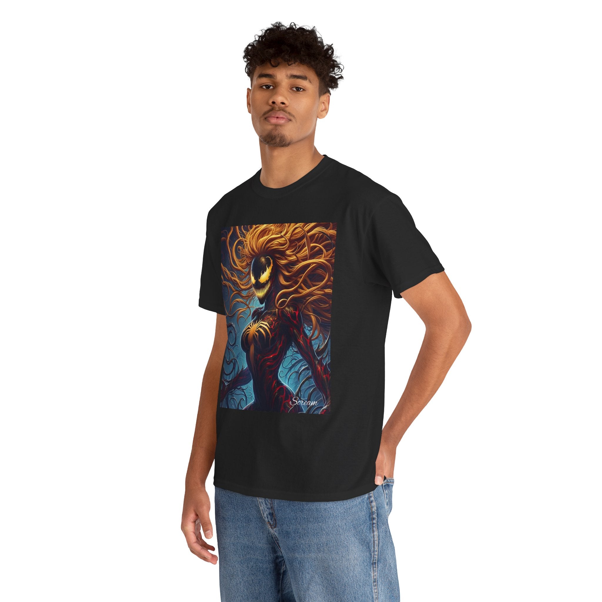 Scream Unisex Tee - Wearable Super Hero Art, Unique Gift, Casual Ware, Birthday Present, Comic Book Apparel