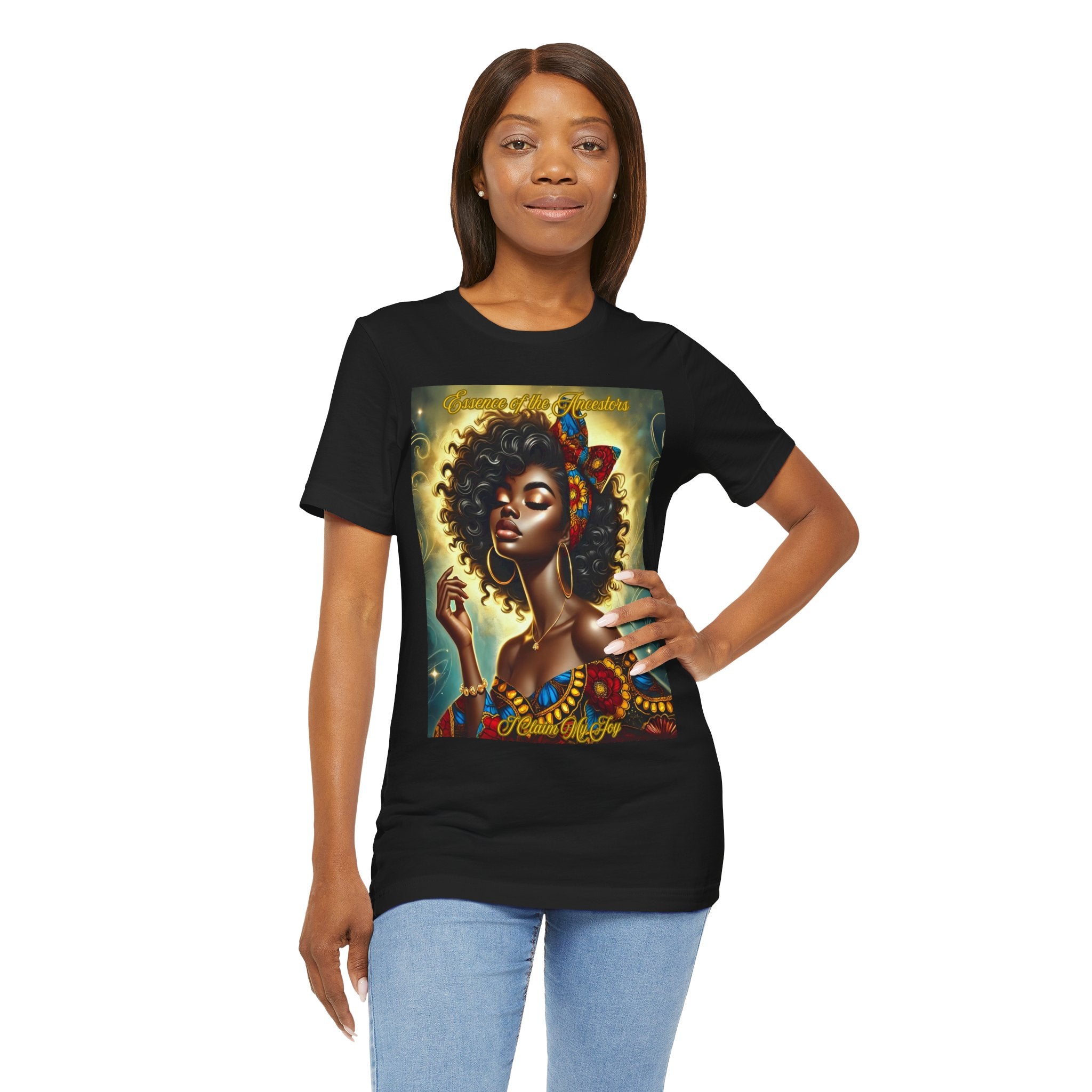 Essence of the Ancestors (I Claim My Joy), Afrocentric Shirt, Gift for Her, Celebration of Heritage, Black History Month, Casual Wear