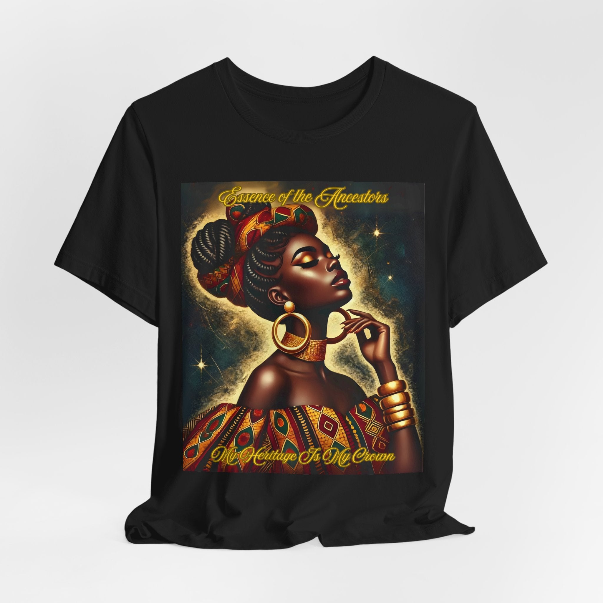Essence of the Ancestors (My Heritage Is My Crown), Afrocentric Shirt, Gift for Her, Celebration of Heritage, Black History Month, Casual Wear