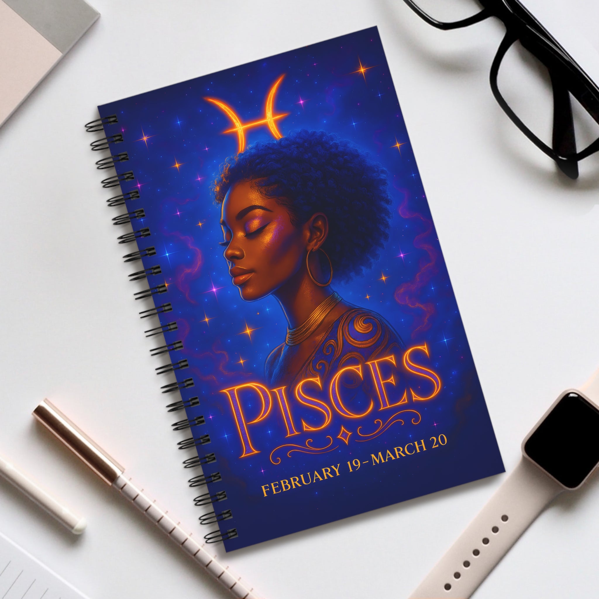 Essence of the Ancestors Zodiac Themed Spiral Journal