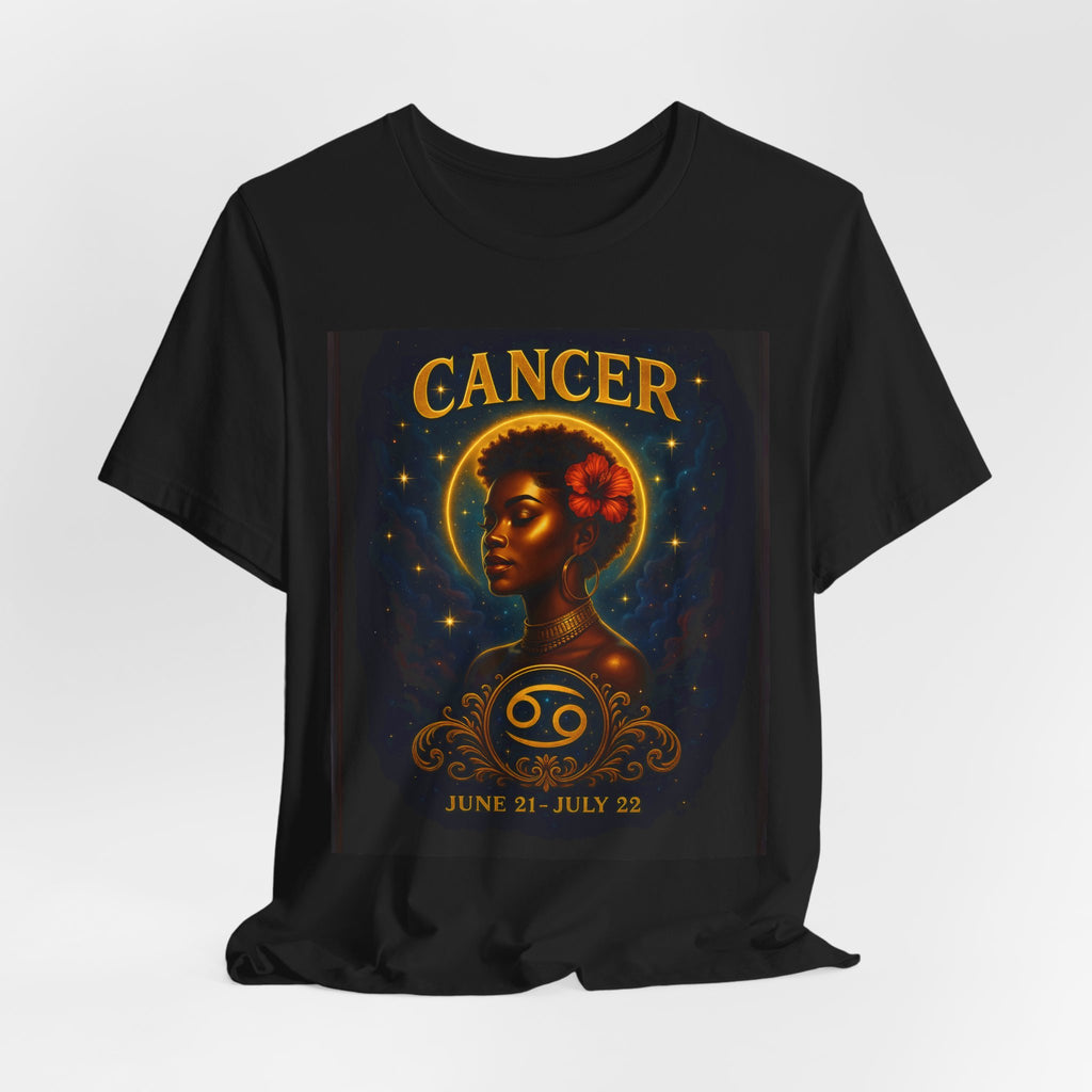 Essence Cancer Zodiac Graphic Tee, Astrology T-Shirt, Unisex Jersey Tee, Horoscope Gift, Astrological Sign Apparel
