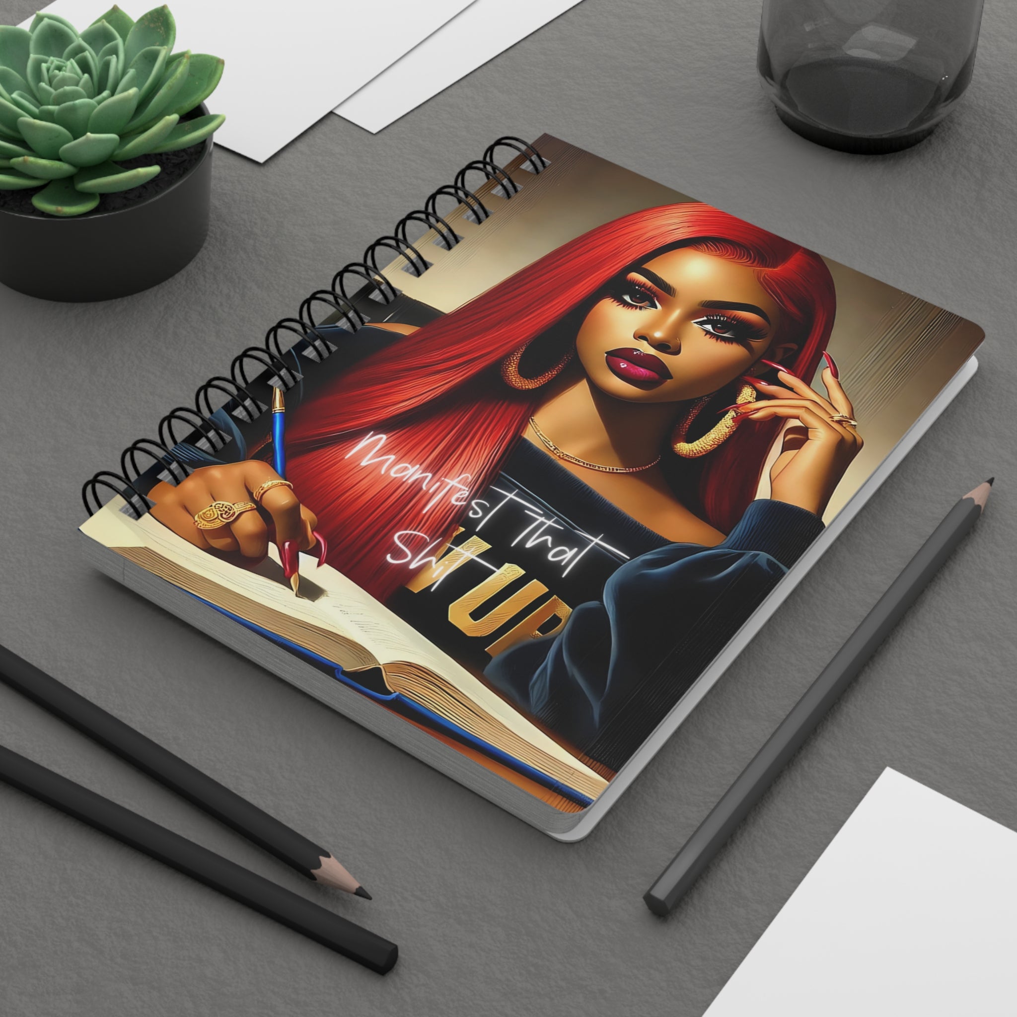 Essence Manifest That Shit | Motivational Notebook, Dream Journal, Manifestation Diary, Self-Care Gift, [...]