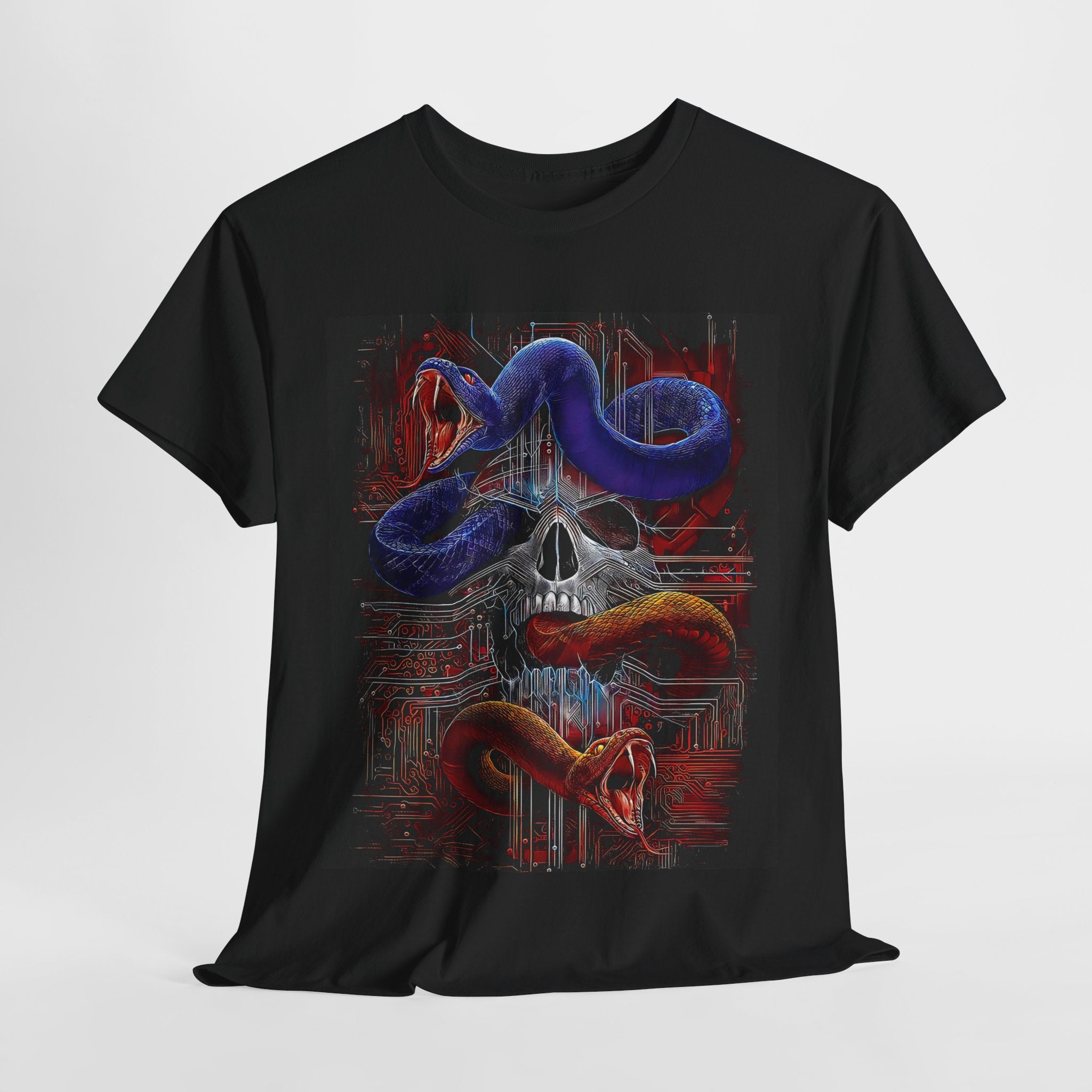 Halloween Nightmares (Dead Circuit Snake) Unisex Tee - Wearable Art, Unique Gift, Casual Ware, Birthday Present, Halloween Apparel