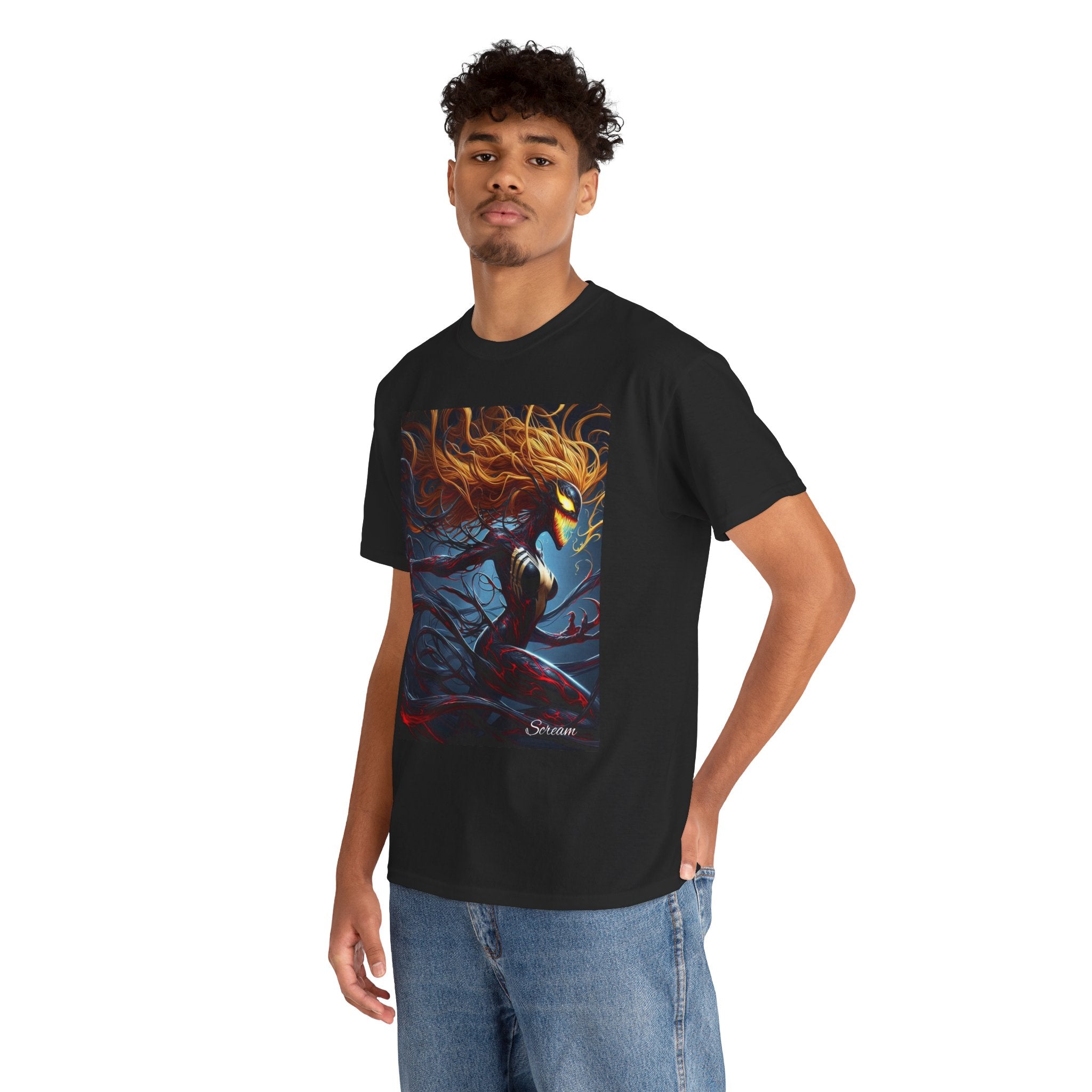 Scream (3) Unisex Tee - Wearable Super Hero Art, Unique Gift, Casual Ware, Birthday Present, Comic Book Apparel