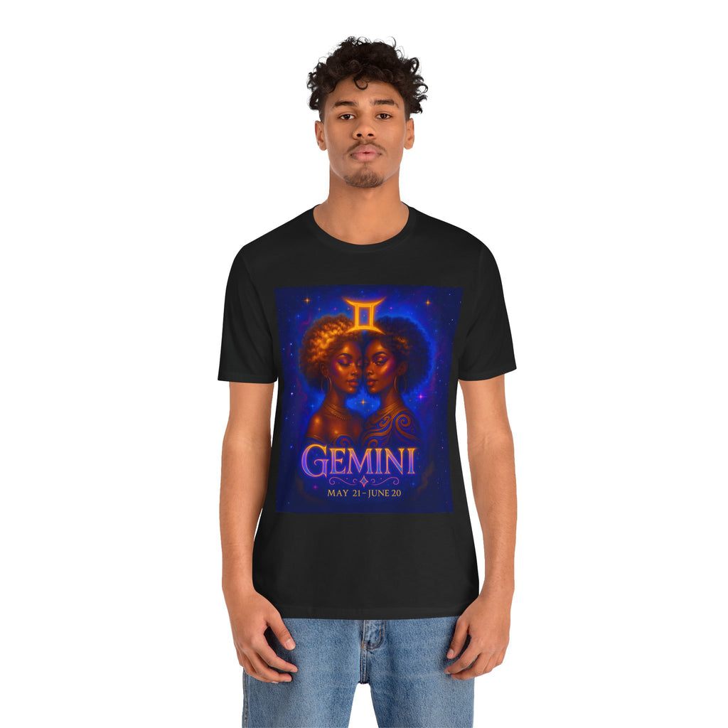 Essence Gemini Zodiac Summer Tee, Astrology T-Shirt, Horoscope Shirt, Gemini Gift, Birthday Apparel, Unisex Astrology Tee