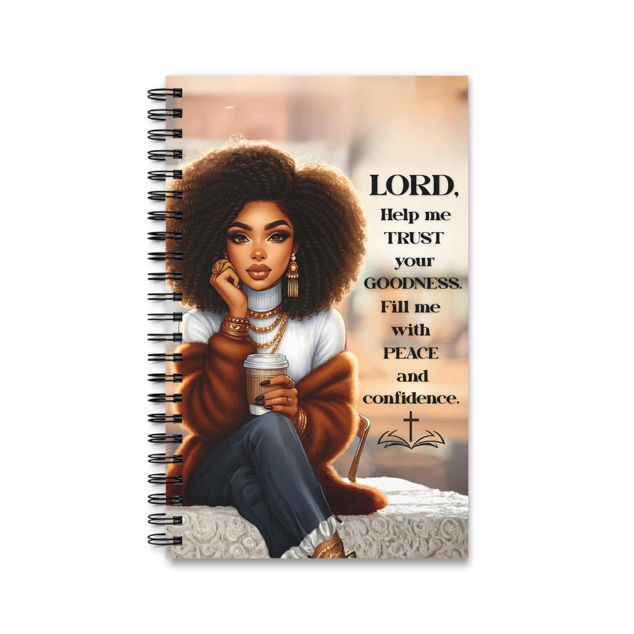 Essence of the Ancestors Inspirational Themed Spiral Journal