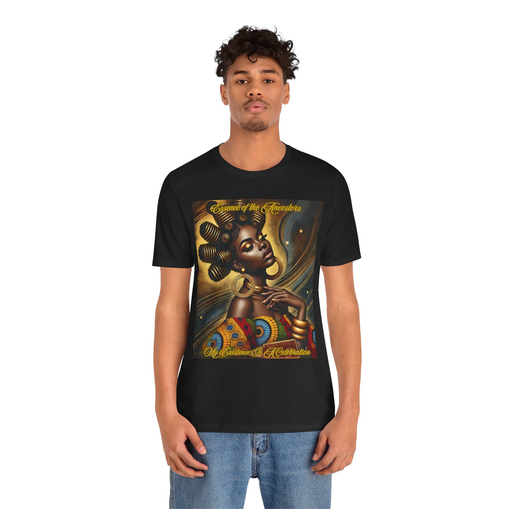 Essence of the Ancestors (My Existence Is A Celebration), Afrocentric Shirt, Gift for Her, Celebration of Heritage, Black History Month, Casual Wear