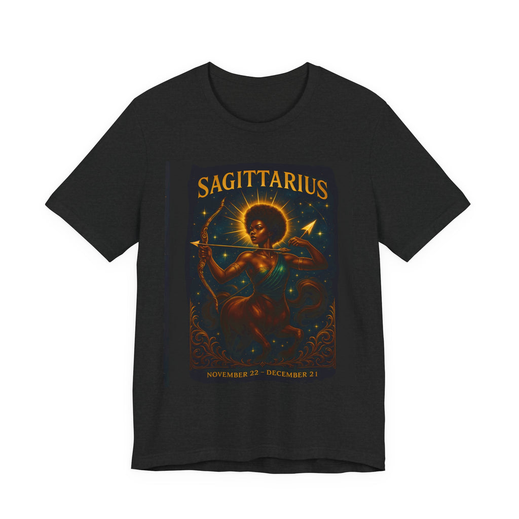 Essence Sagittarius Zodiac Unisex Tee, Astrology Shirt, Horoscope Gift, Birthday Present, Celestial Astrology Fashion