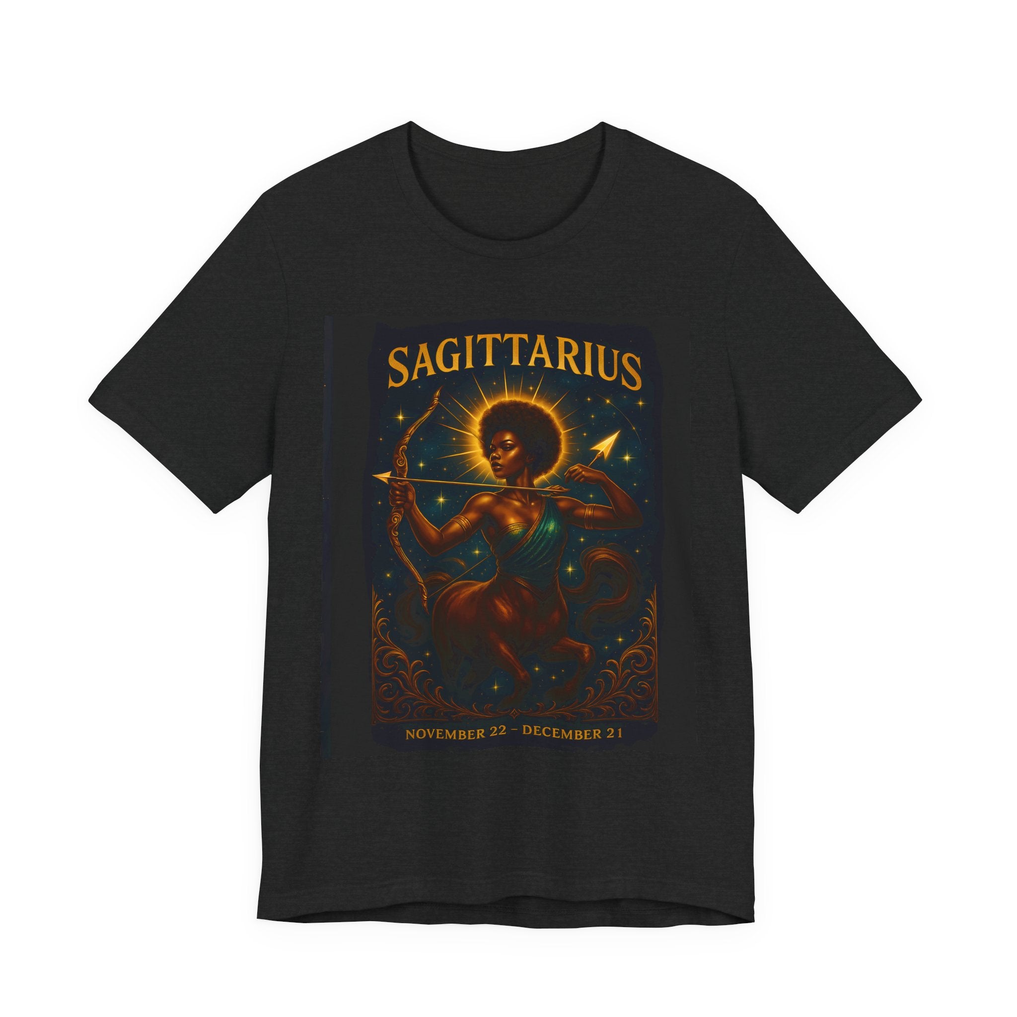 Essence Sagittarius Zodiac Unisex Tee, Astrology Shirt, Horoscope Gift, Birthday Present, Celestial Astrology Fashion