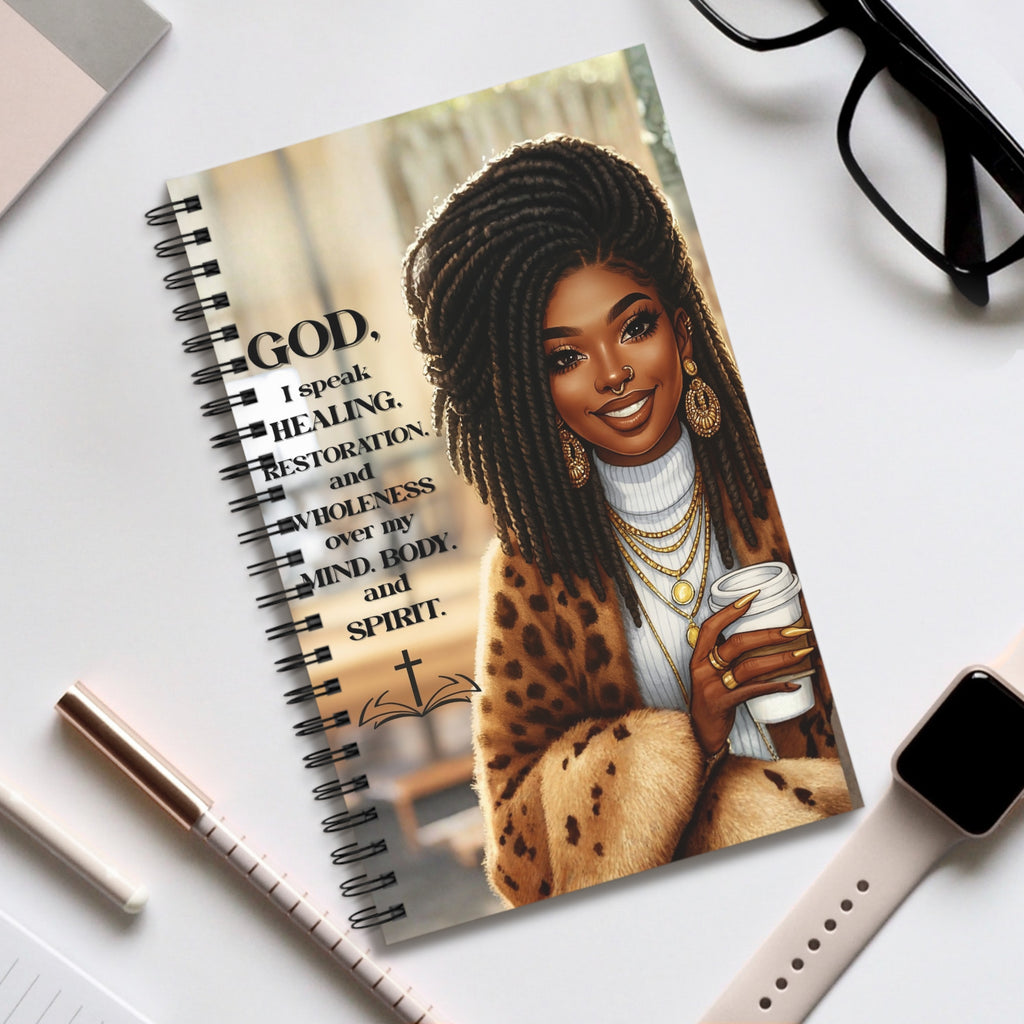 Essence of the Ancestors Inspirational Themed Spiral Journal