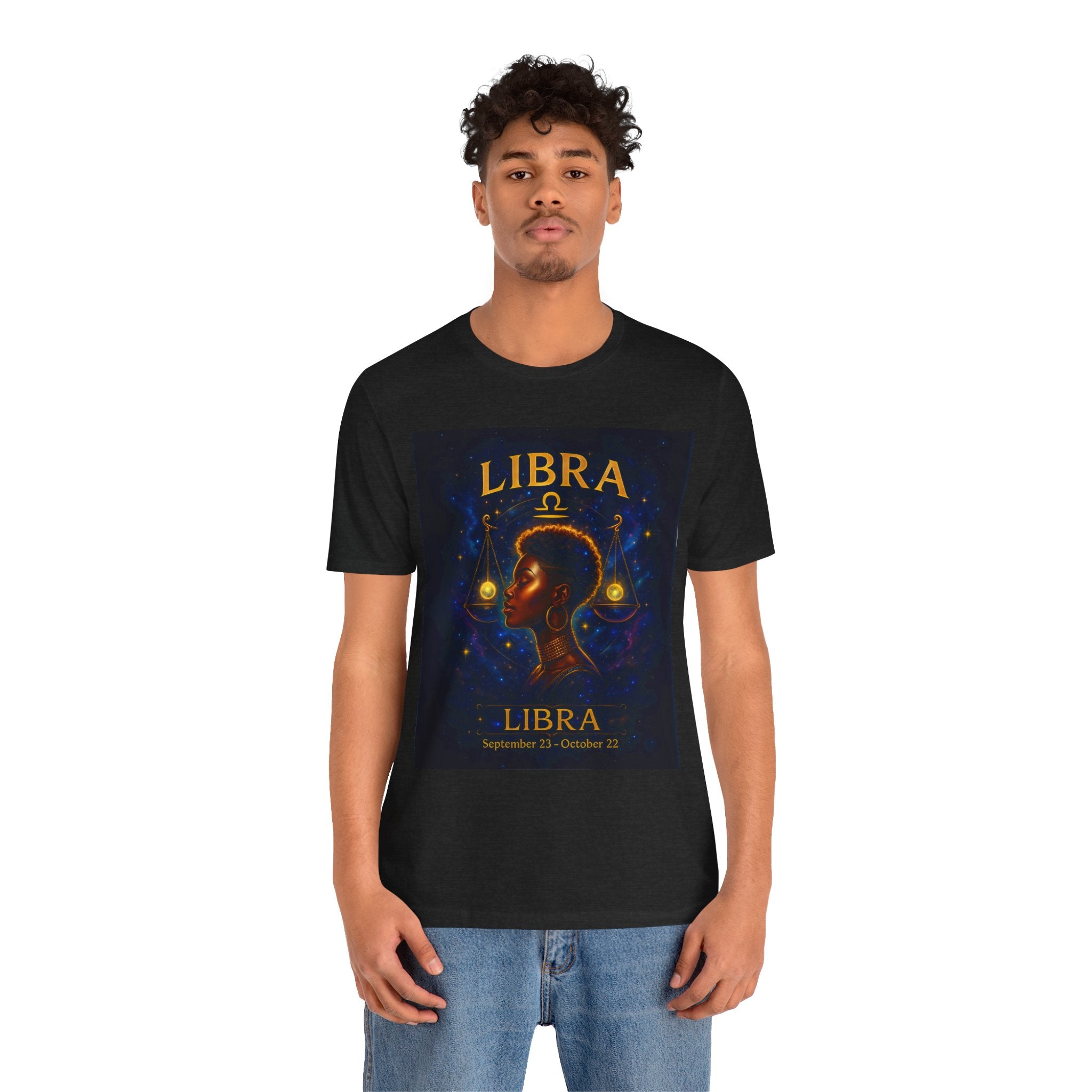 Essence Libra Zodiac T-Shirt - Astrology Short Sleeve Tee, Gift for Astrology Lovers, Horoscope Apparel, Stylish Libra Shirt, Libra Birthday Gift