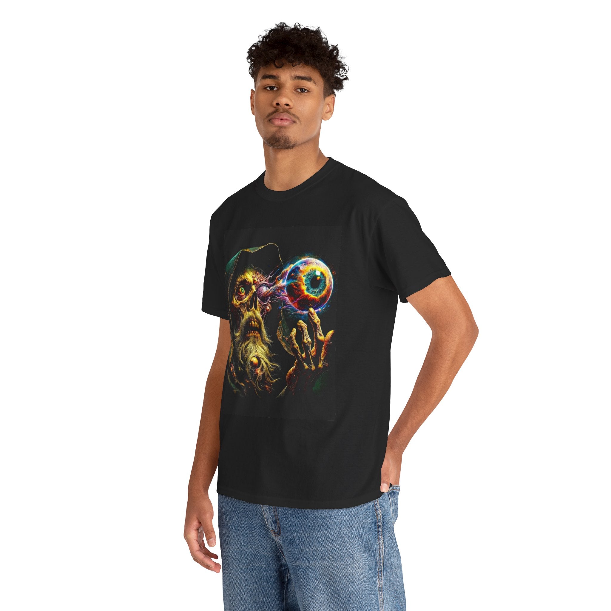 Demons & Majic Unisex Tee - Wearable Art, Unique Gift, Casual Ware, Birthday Present, Halloween Apparel