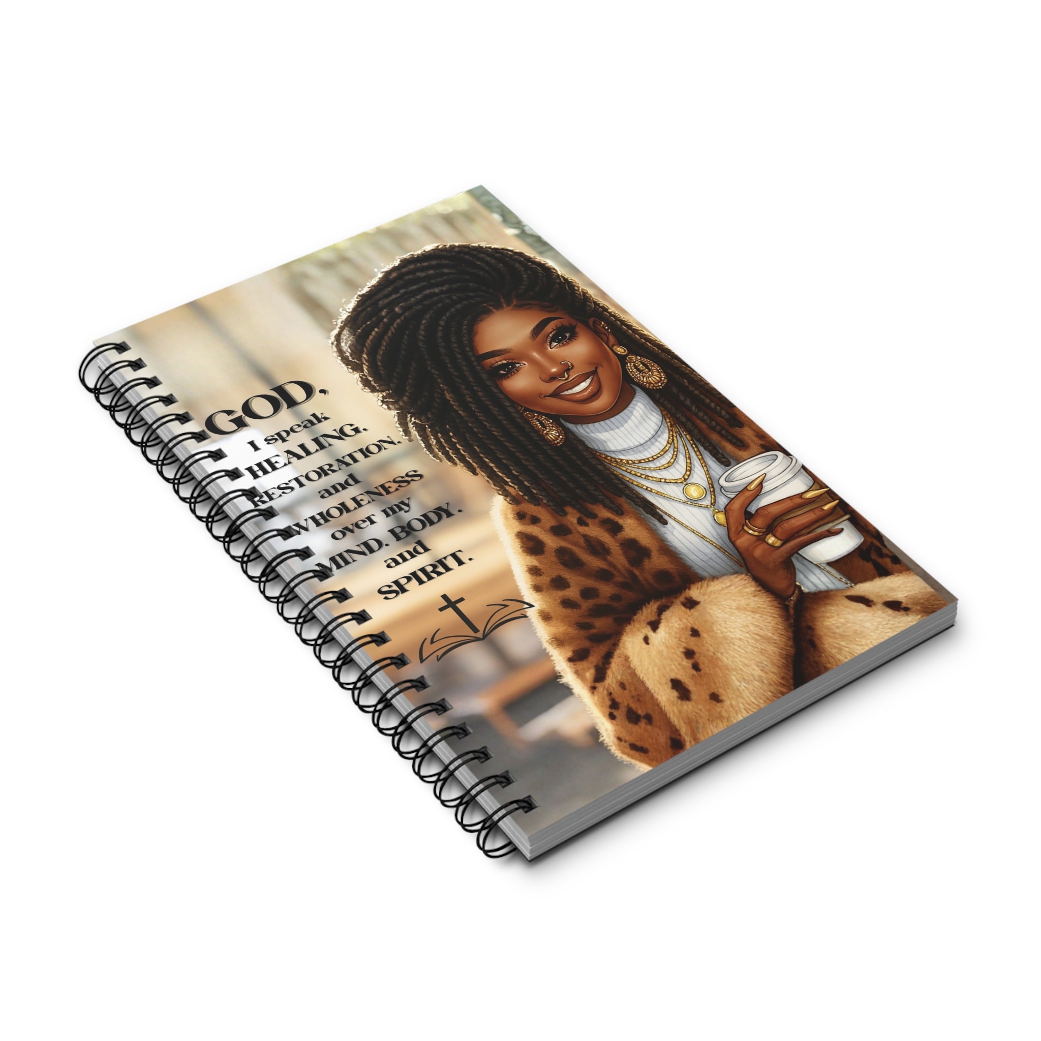 Essence of the Ancestors Inspirational Themed Spiral Journal