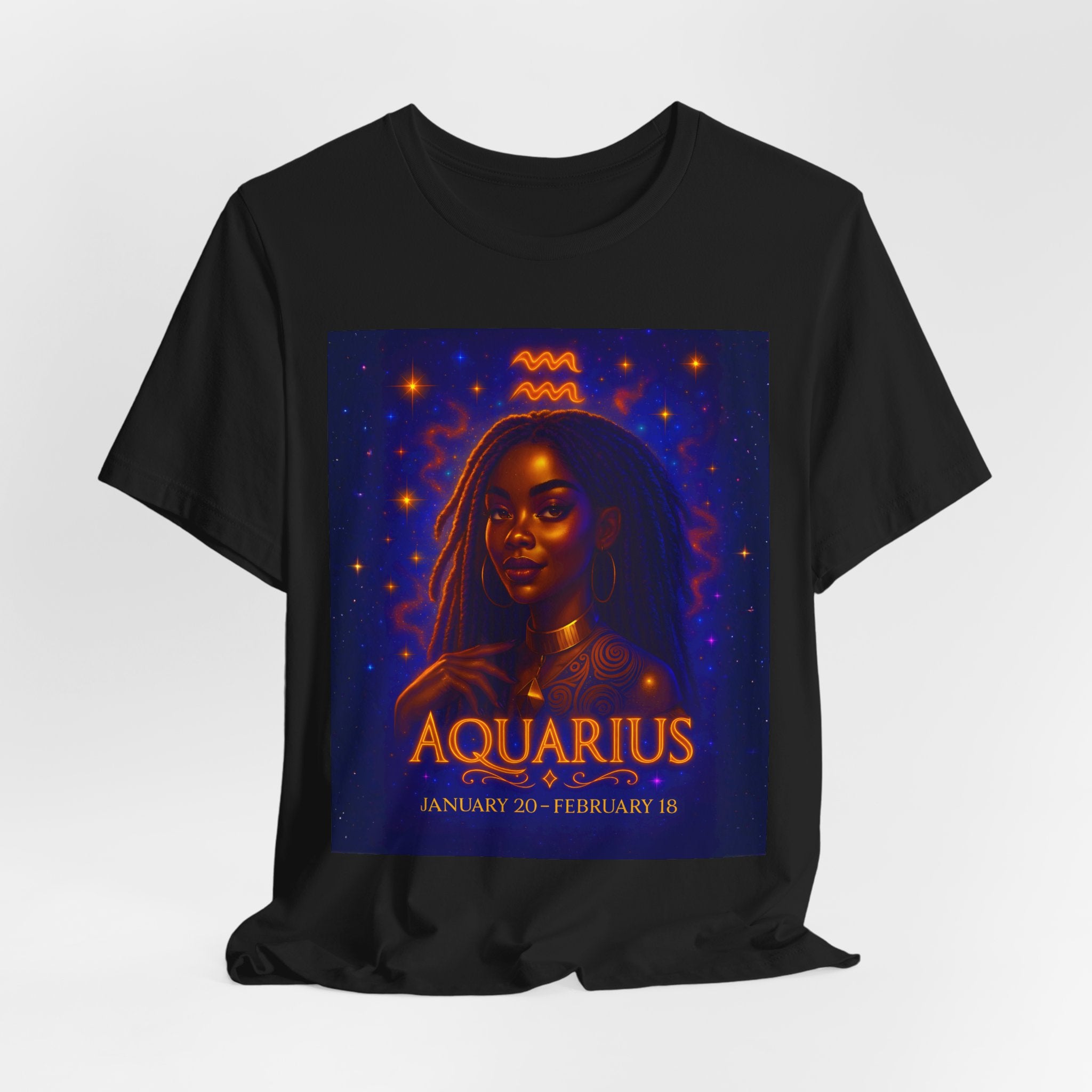Essence Aquarius Zodiac Tee - Unisex Jersey Short Sleeve Shirt for Astrology Lovers, Astrology Gift, Horoscope Tee, Star Sign Apparel, Zodiac [...]