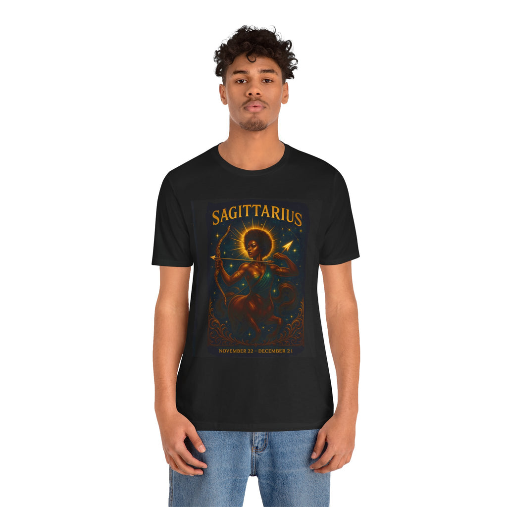 Essence Sagittarius Zodiac Unisex Tee, Astrology Shirt, Horoscope Gift, Birthday Present, Celestial Astrology Fashion