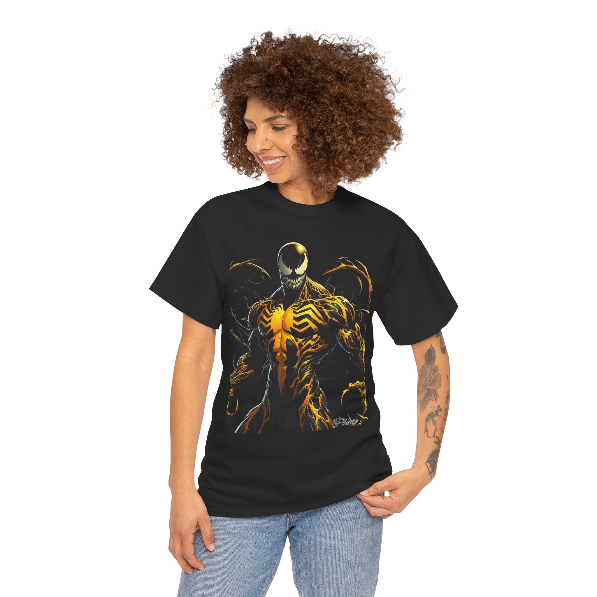 Phage Unisex Tee - Wearable Super Hero Art, Unique Gift, Casual Ware, Birthday Present, Comic Book Apparel