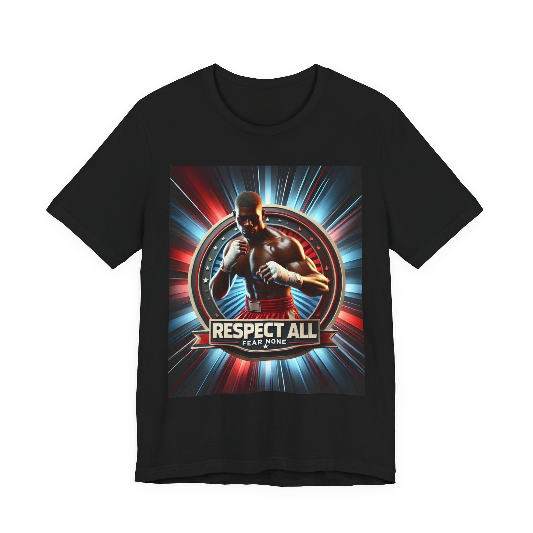Essence Boxing Tee Respect All, T-Shirt for Gym Lovers, Gift for Fighters, Sporty Top, Unisex Workout Apparel