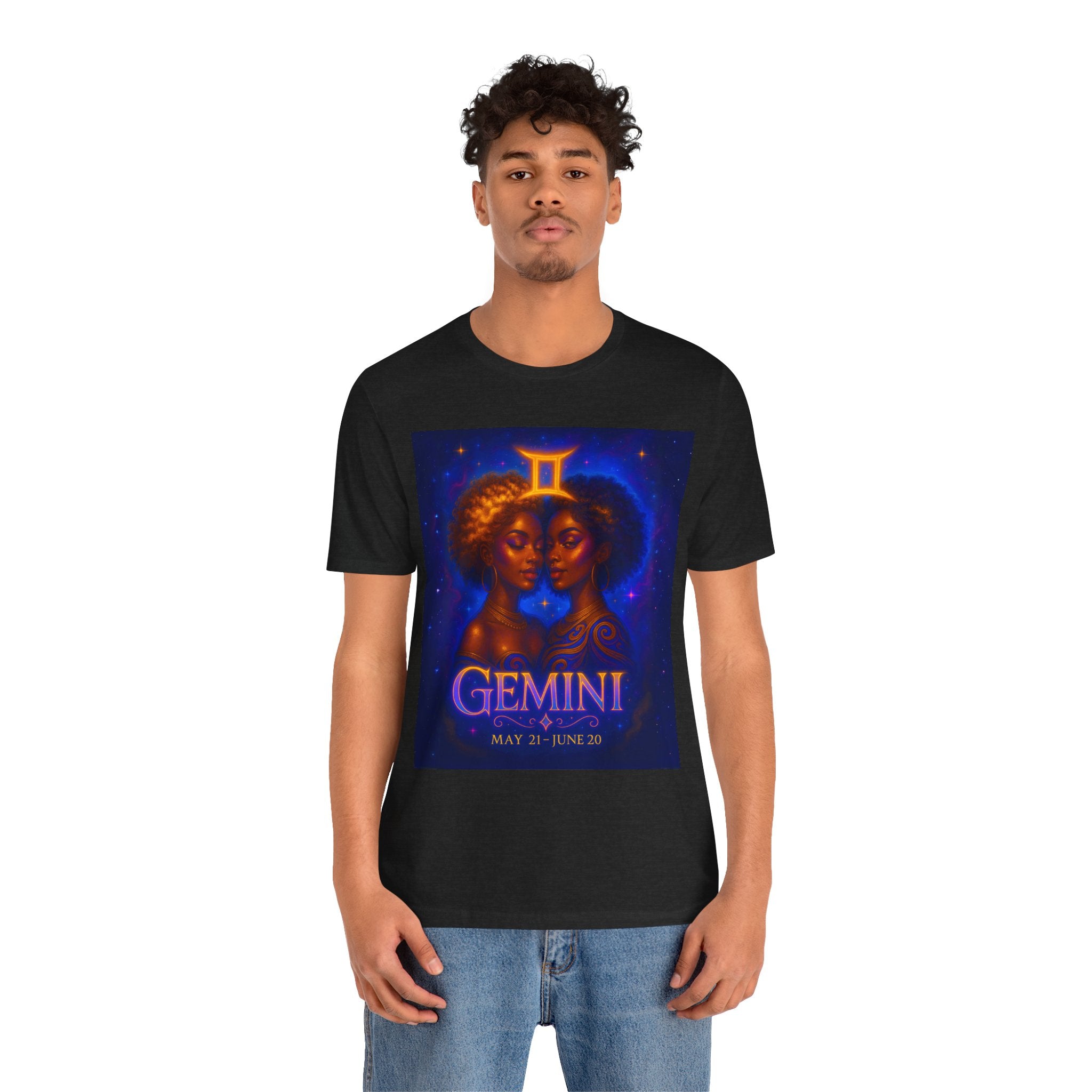 Essence Gemini Zodiac Summer Tee, Astrology T-Shirt, Horoscope Shirt, Gemini Gift, Birthday Apparel, Unisex Astrology Tee