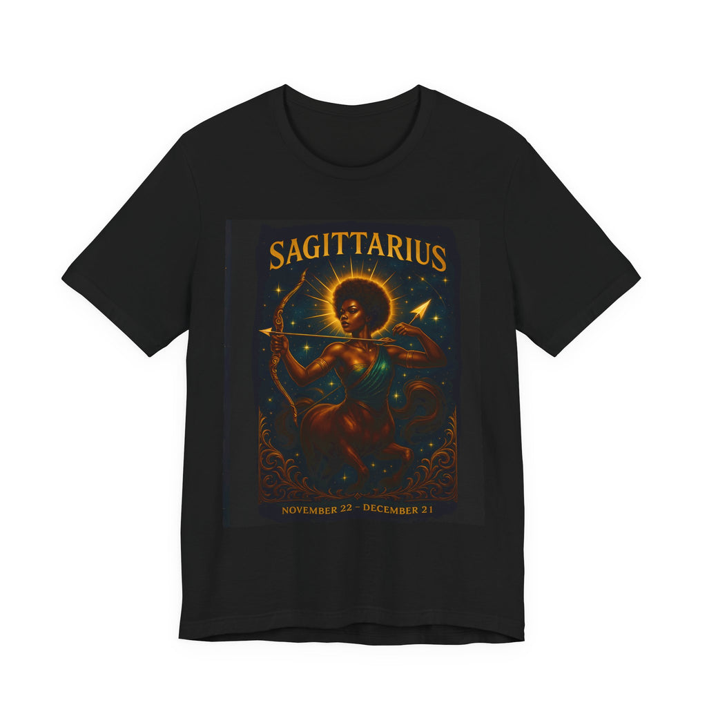 Essence Sagittarius Zodiac Unisex Tee, Astrology Shirt, Horoscope Gift, Birthday Present, Celestial Astrology Fashion