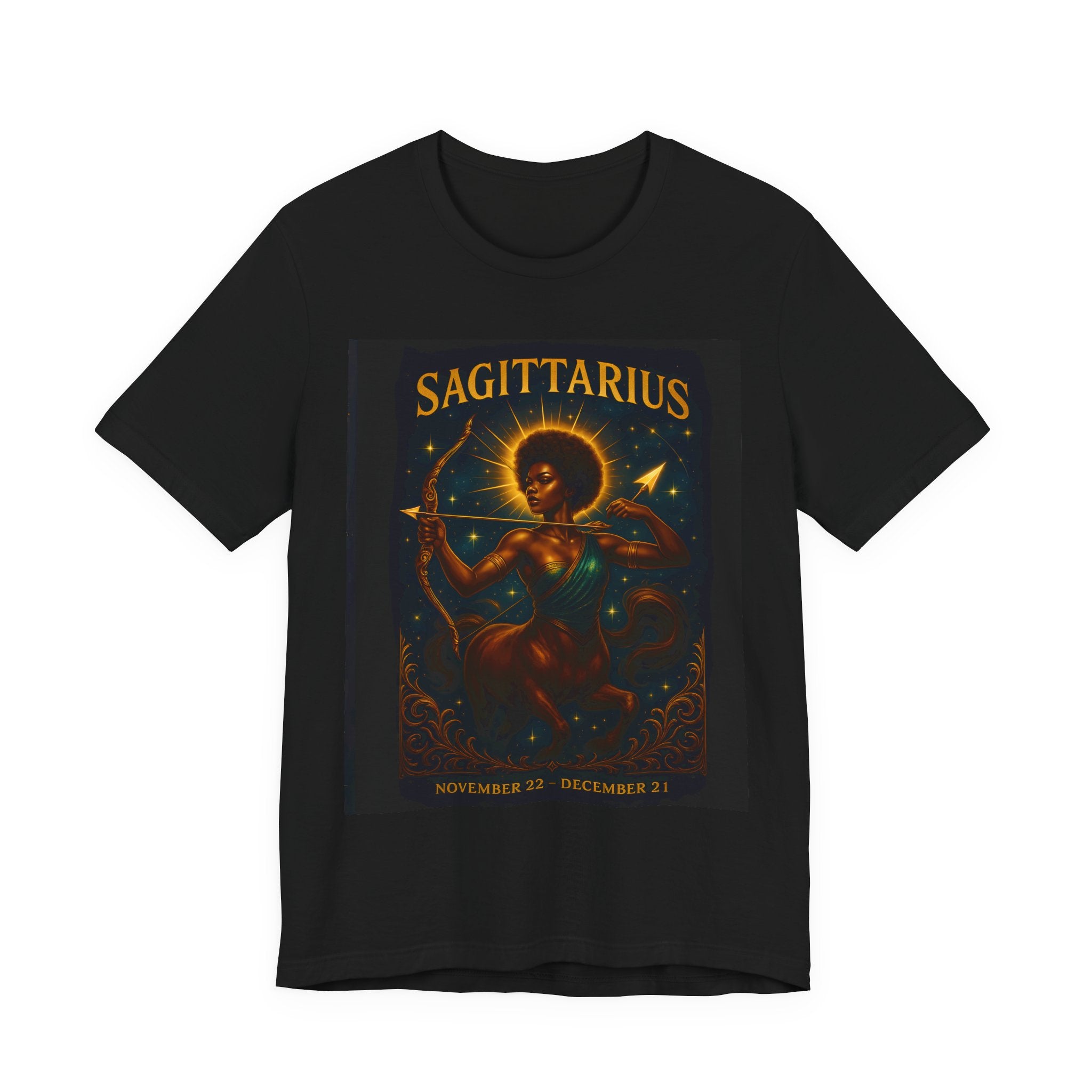 Essence Sagittarius Zodiac Unisex Tee, Astrology Shirt, Horoscope Gift, Birthday Present, Celestial Astrology Fashion
