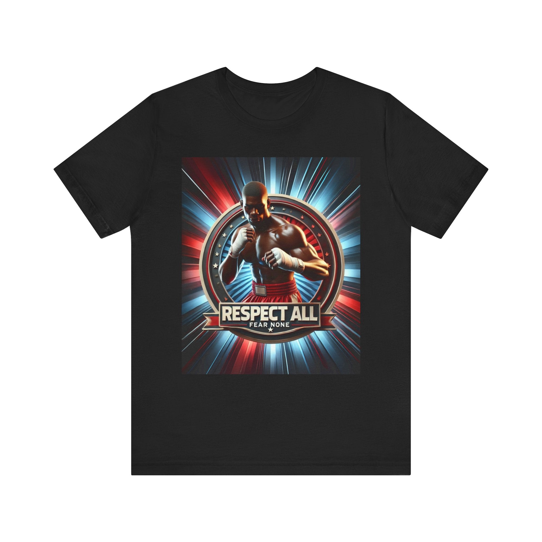 Essence Boxing Tee Respect All, T-Shirt for Gym Lovers, Gift for Fighters, Sporty Top, Unisex Workout Apparel