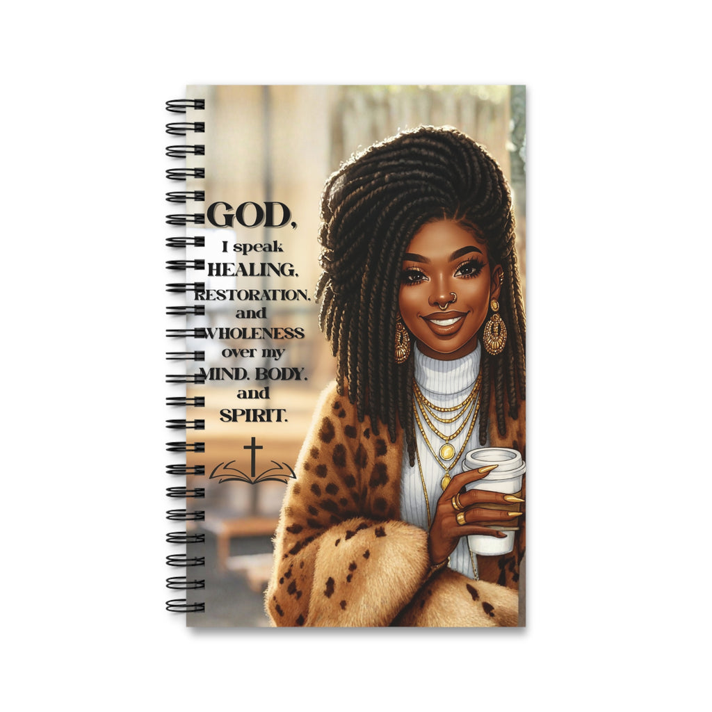 Essence of the Ancestors Inspirational Themed Spiral Journal