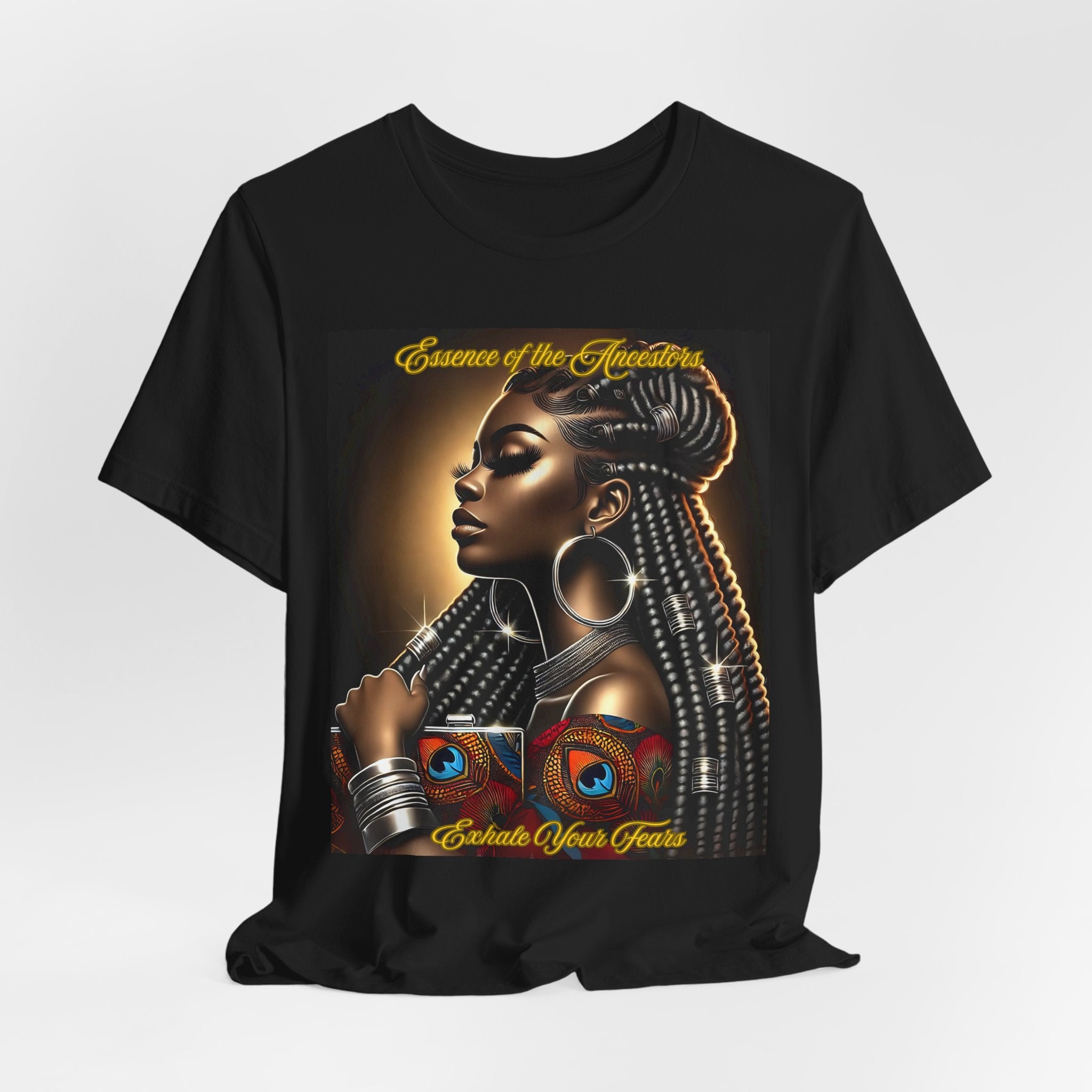 Essence of the Ancestors (Exhale Your Fears) Tee - Inspirational Art, Equality Apparel, Audrey Goddess Shirt, Gift for Her, Empowerment Fashion